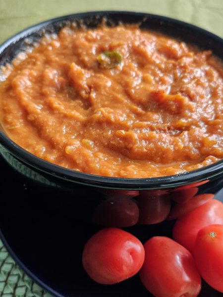 Creamy Dairy Free Tomato Soup with White Beans