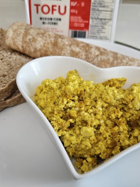 Tufu scramble eggs Safe Delights